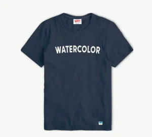 Ladies Navy Banner Tee