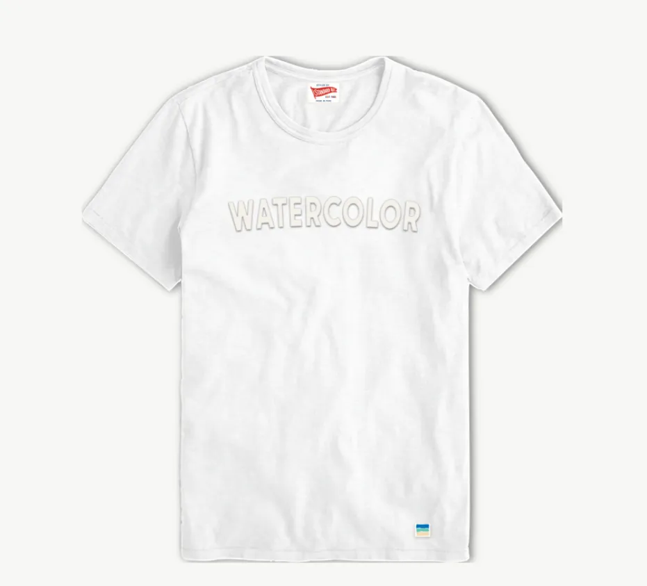 Ladies White Banner Tee