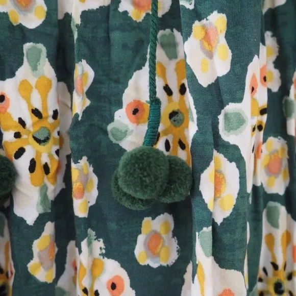 LC Lauren Conrad - Green Tiered Sleeveless Maxi Dress