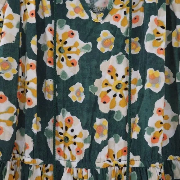 LC Lauren Conrad - Green Tiered Sleeveless Maxi Dress