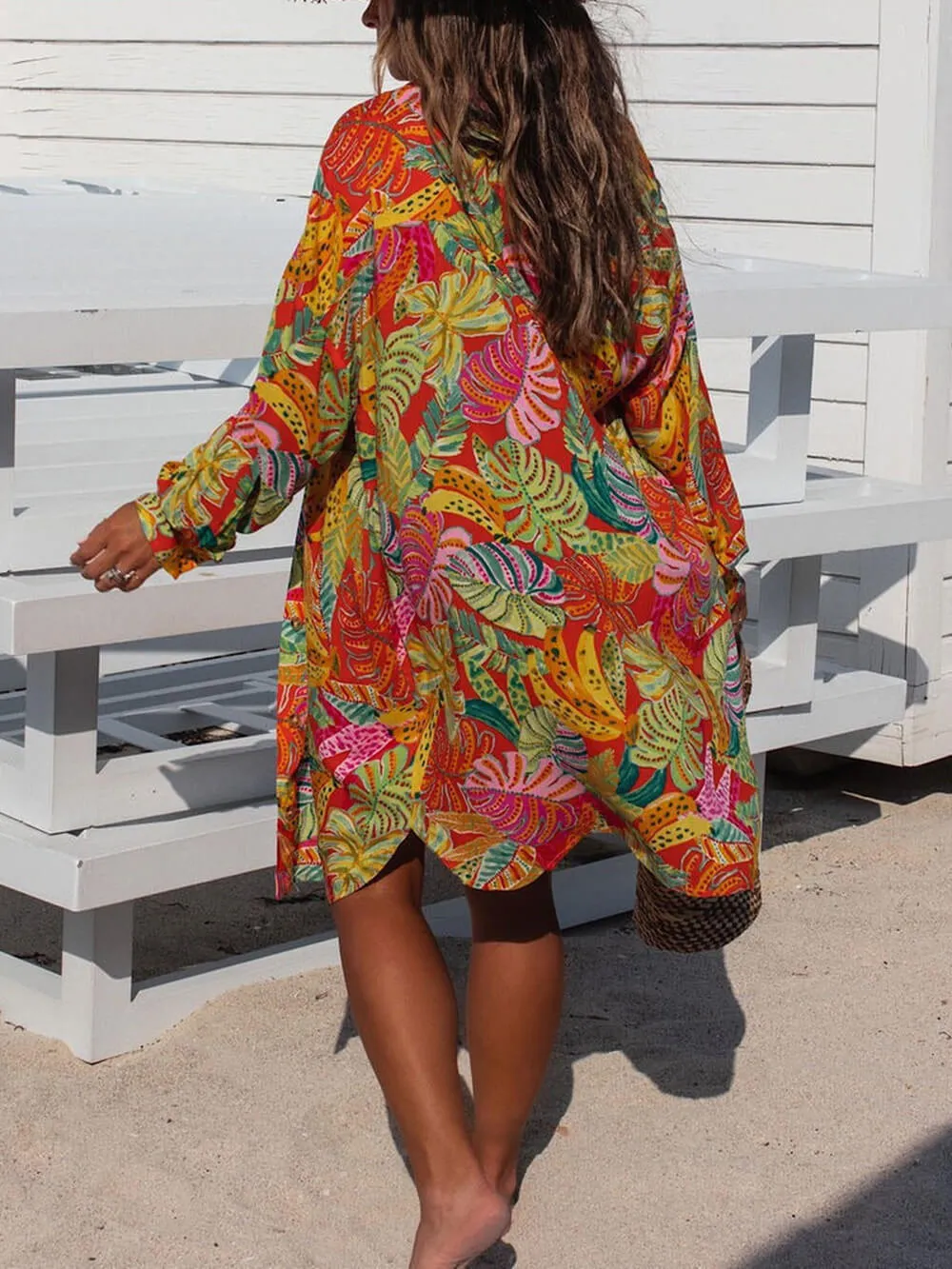 Leslie Printed Button-Down Maxi Dress