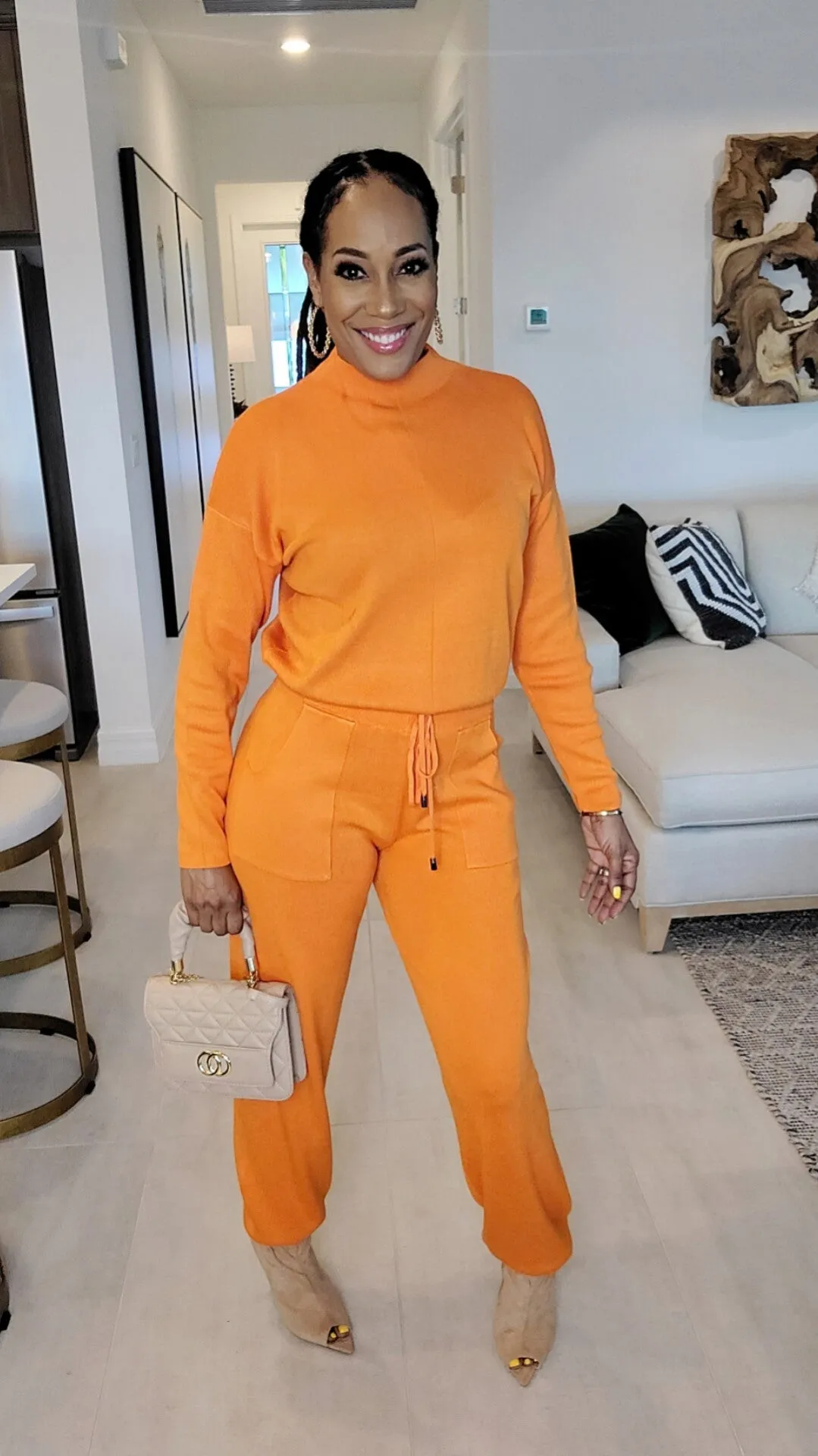 Level Up Jogger Set | Orange