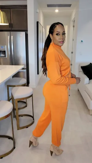 Level Up Jogger Set | Orange