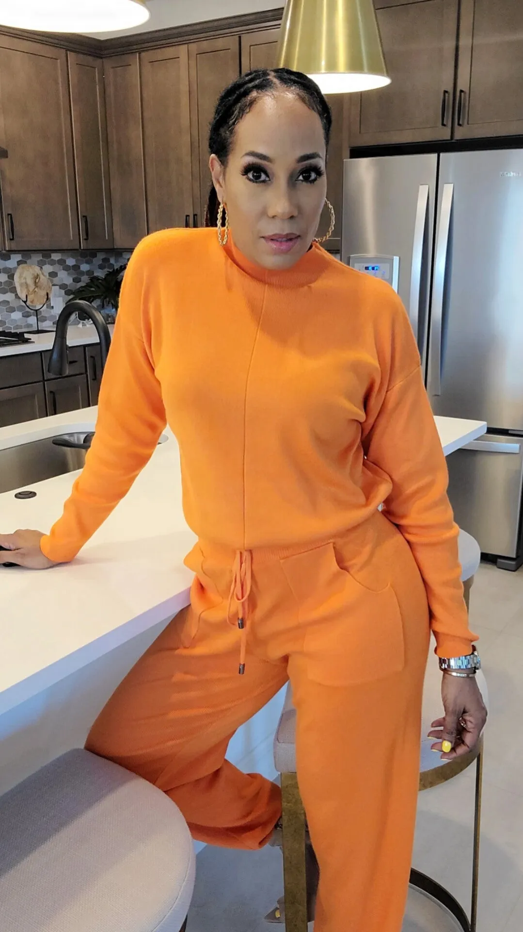 Level Up Jogger Set | Orange