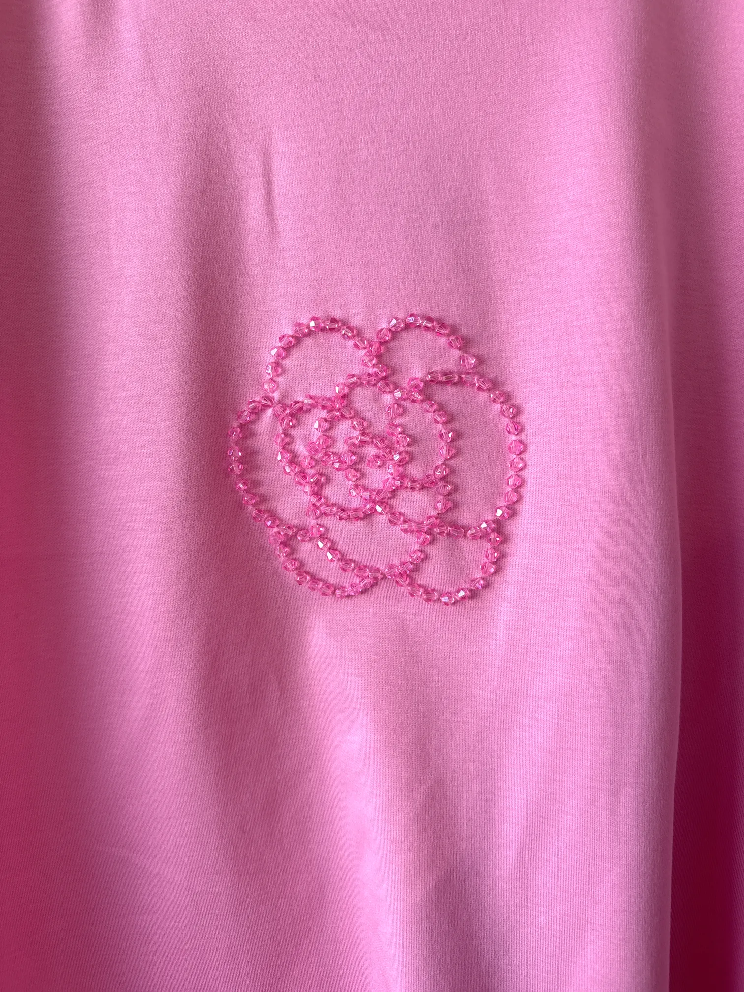 Light Pink Blouse With Flower