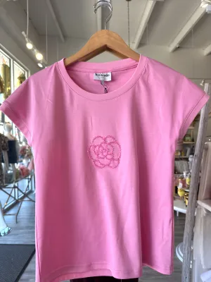 Light Pink Blouse With Flower