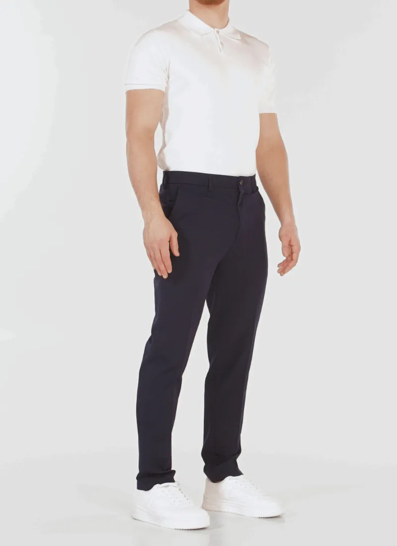 Lightweight tapered trousers
