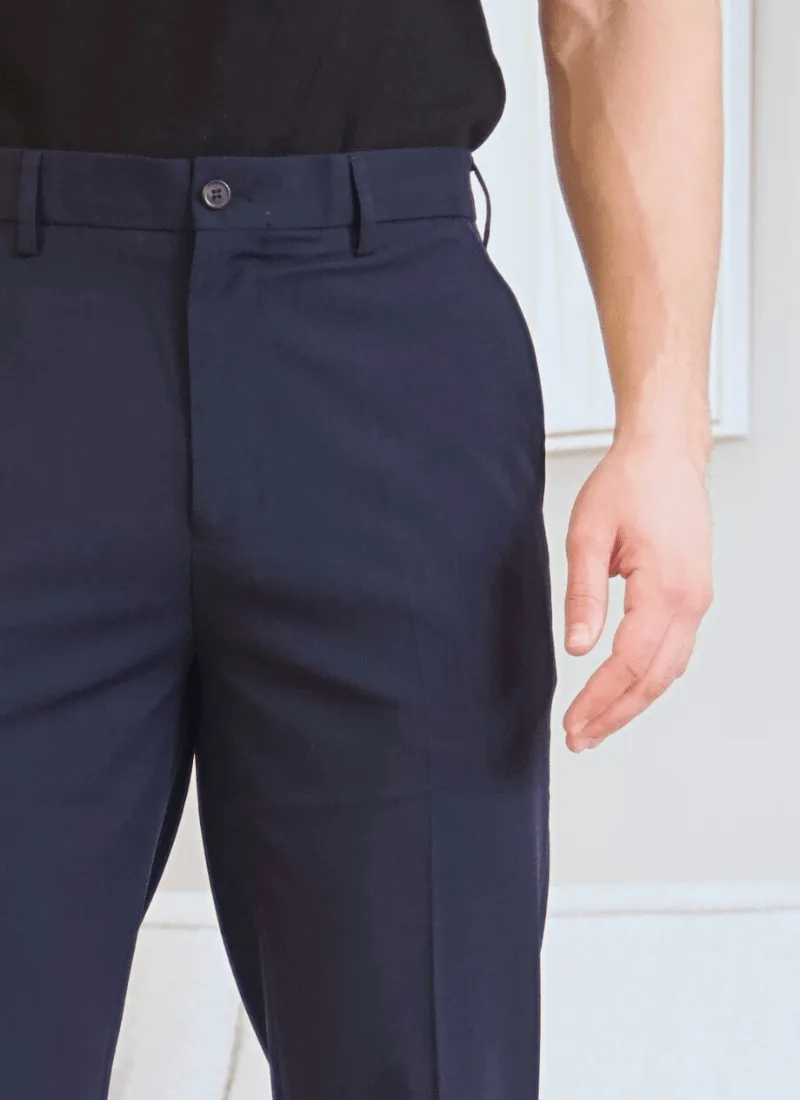 Lightweight tapered trousers