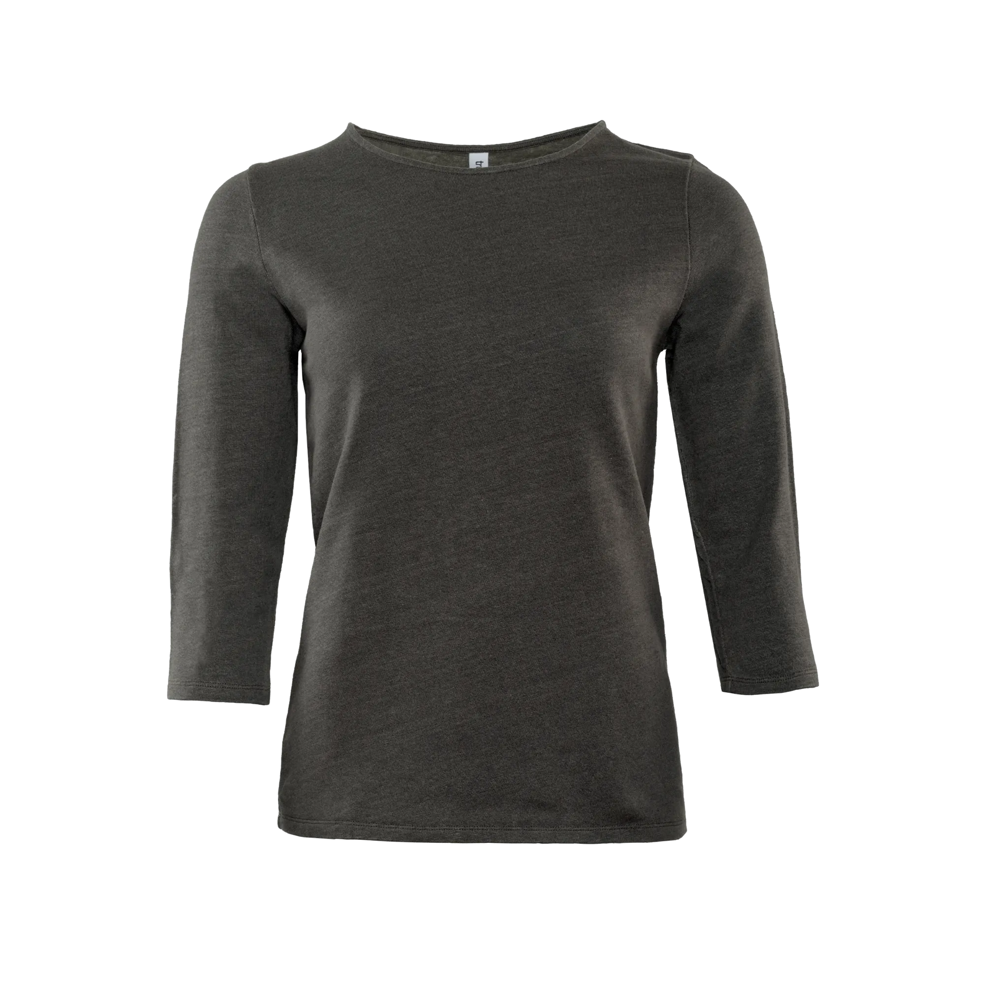 Linen & Organic Cotton 3/4 Sleeve T-shirt: Womens