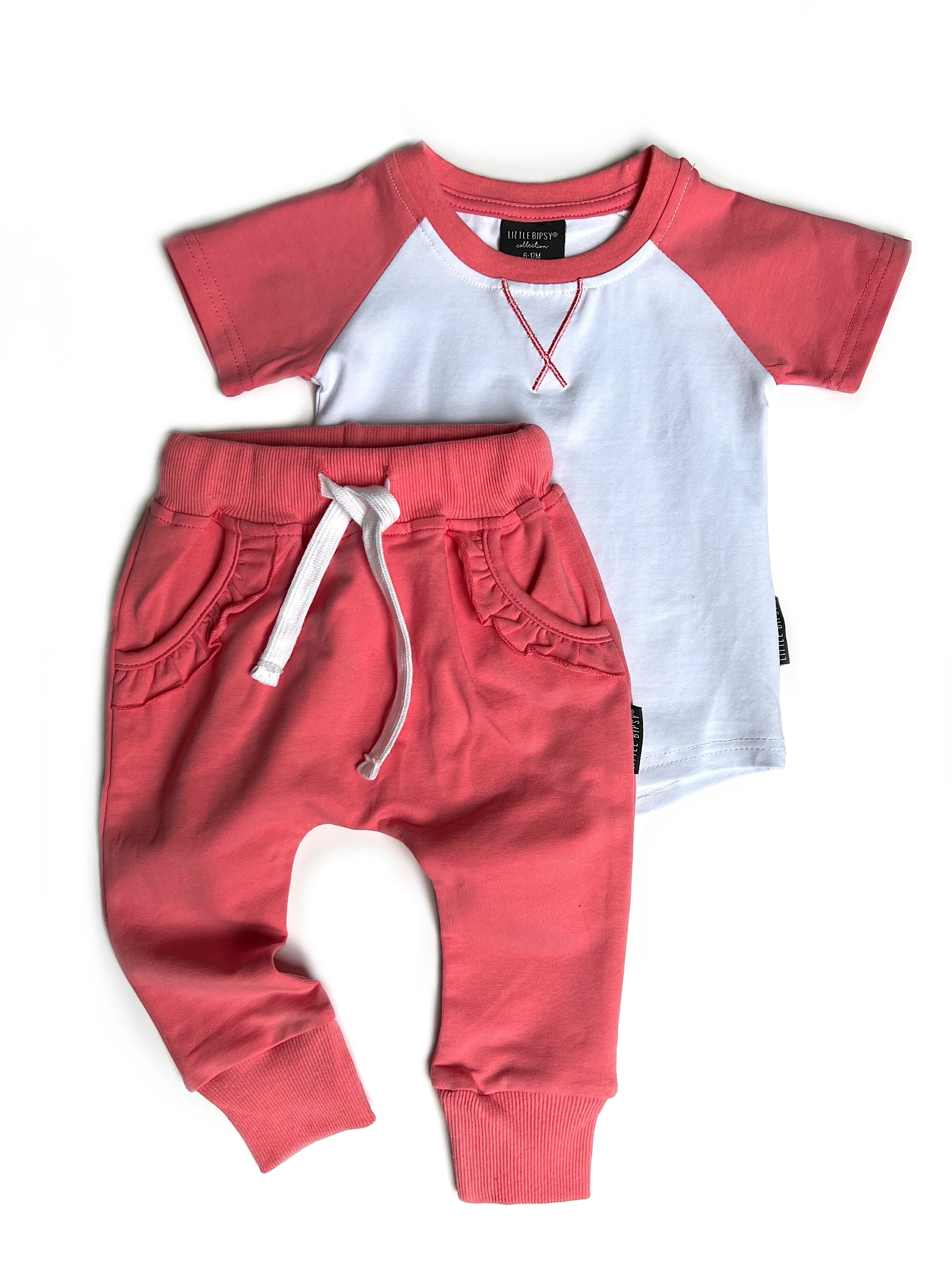 Little Bipsy Flutter Pocket Joggers - Strawberry