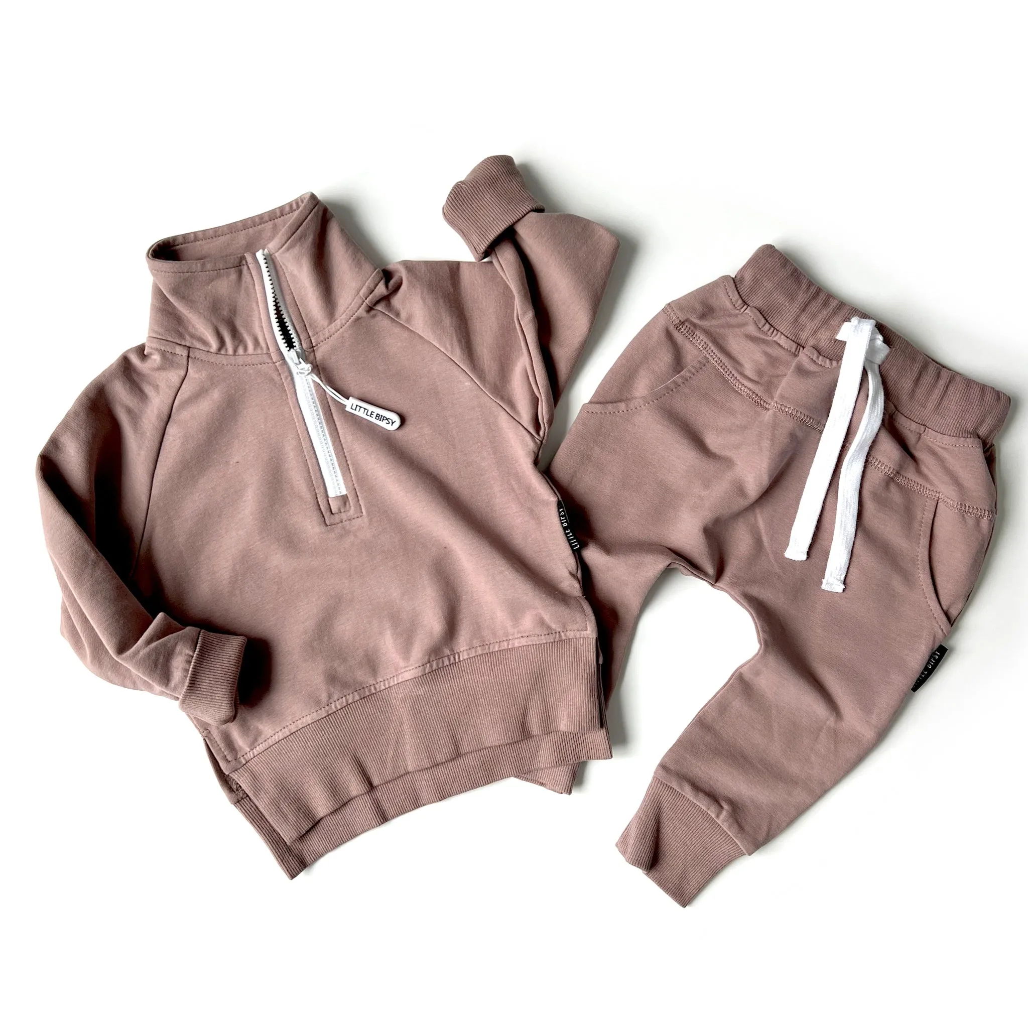 Little Bipsy Joggers - Dusty Plum