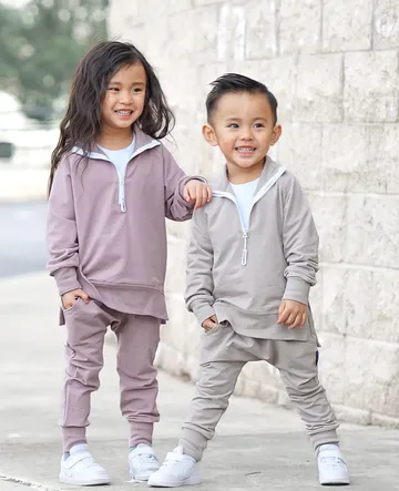 Little Bipsy Joggers - Dusty Plum