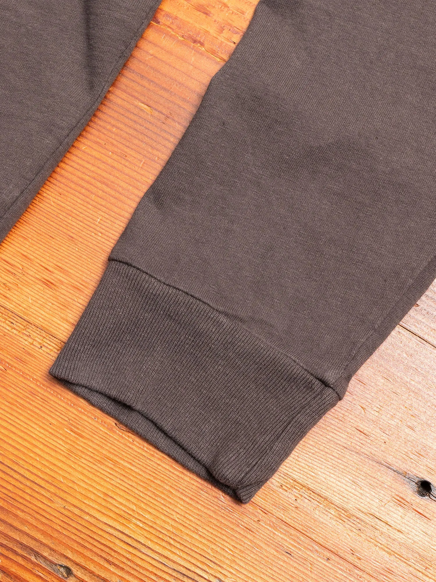 Long Sleeve University T-Shirt in Charcoal