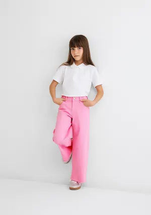 Lori Pink Stretch Jean Pants