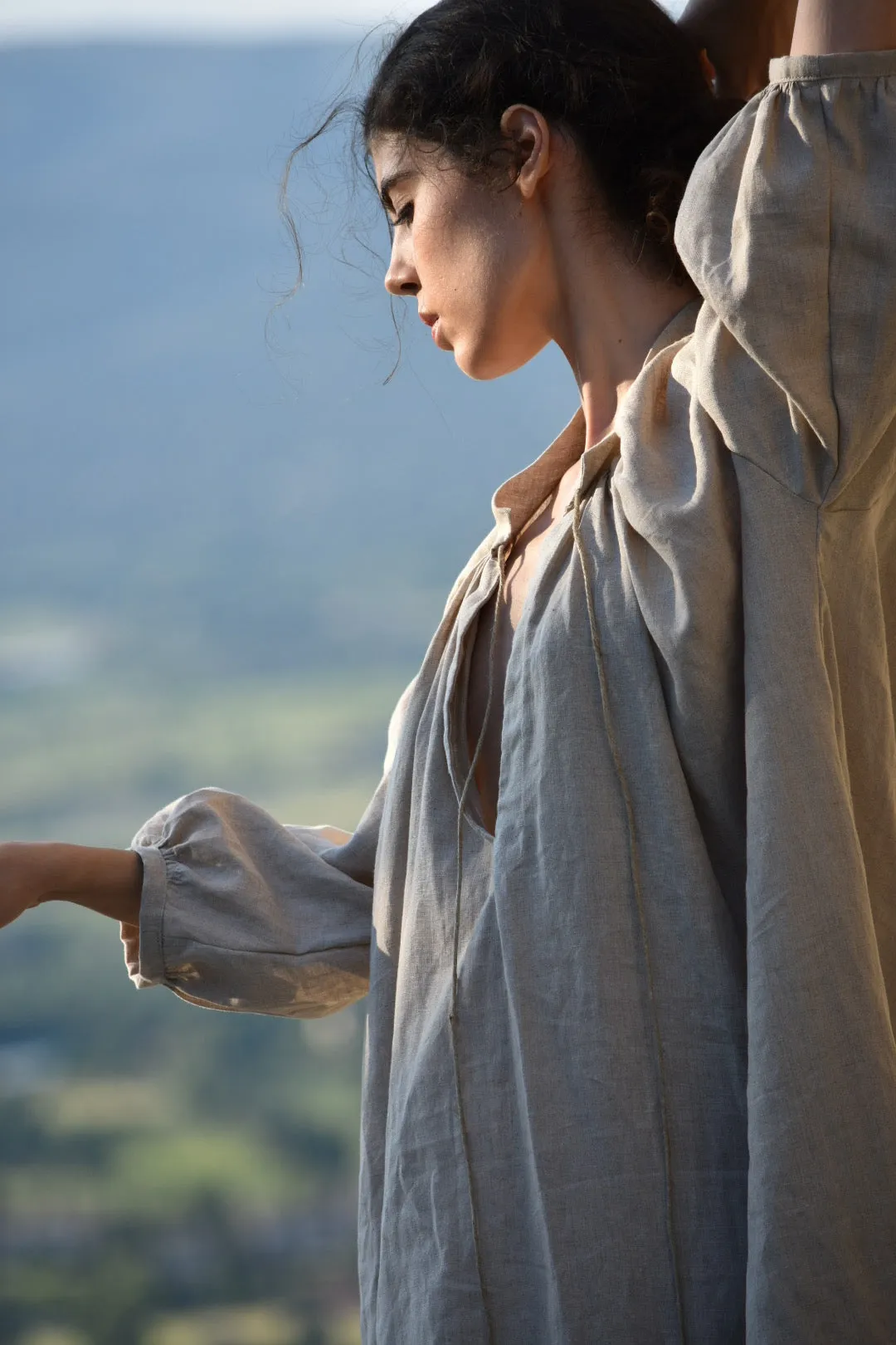 Manon Linen Dress in Flax or White (Pre-Order, Ships April 15)
