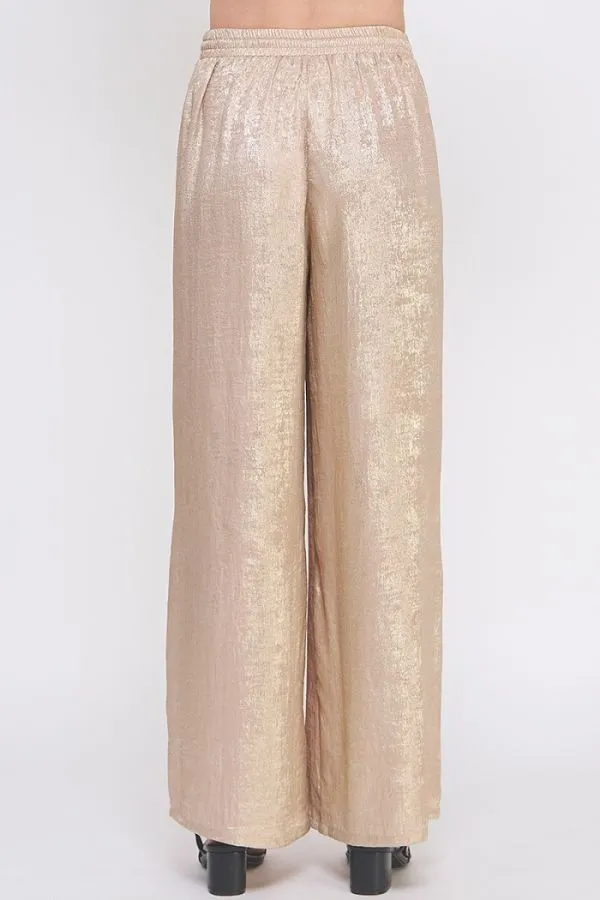 Mariah Wide Leg Satin Pants