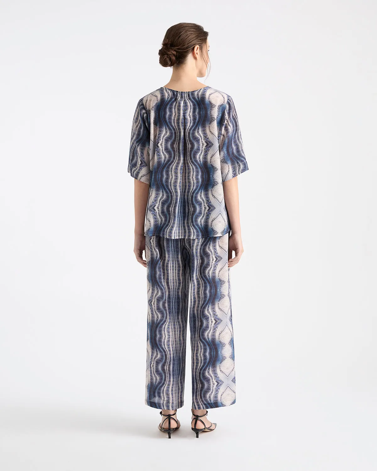 Mela Purdie Plaza T Silk Print F823 2250