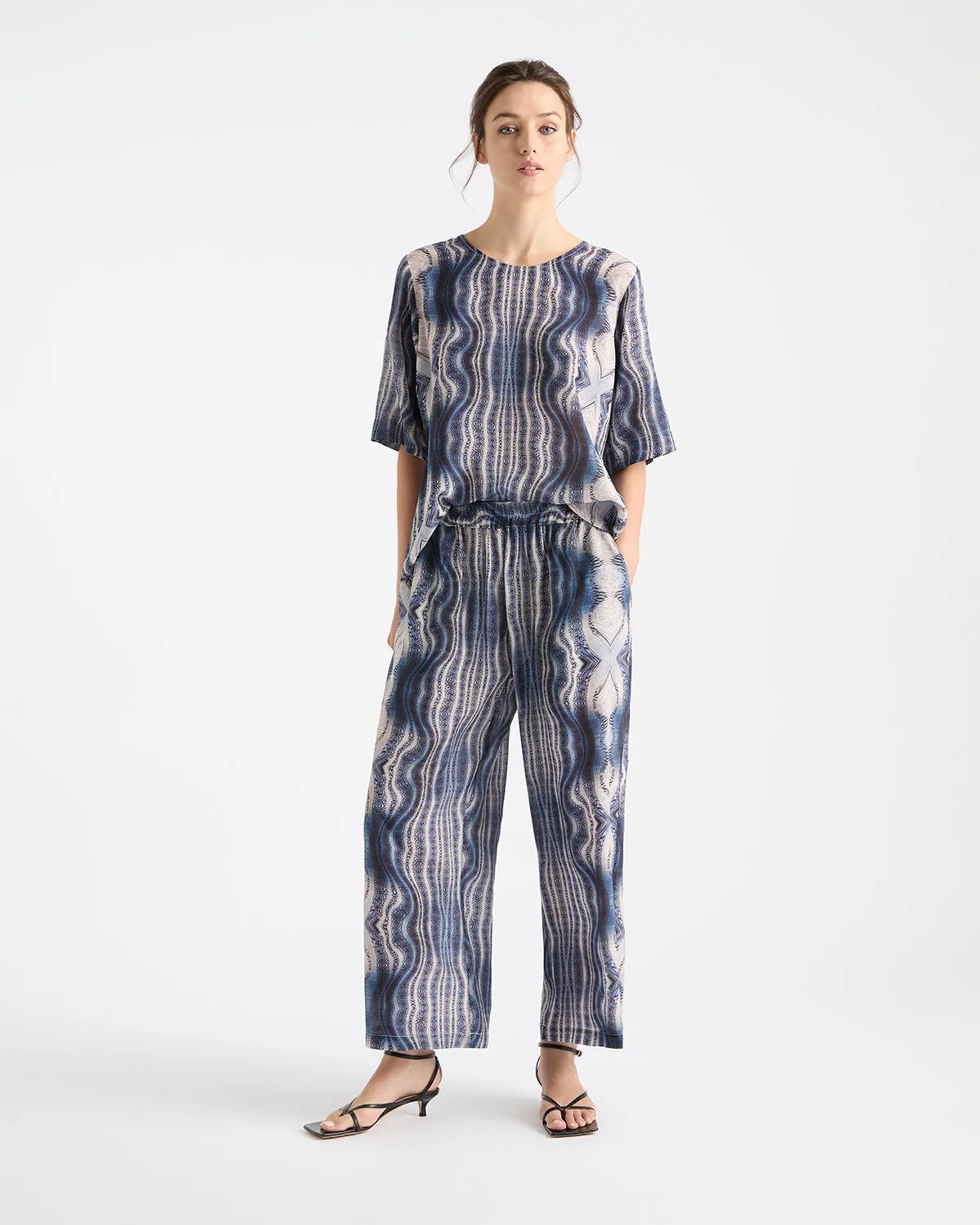 Mela Purdie Plaza T Silk Print F823 2250