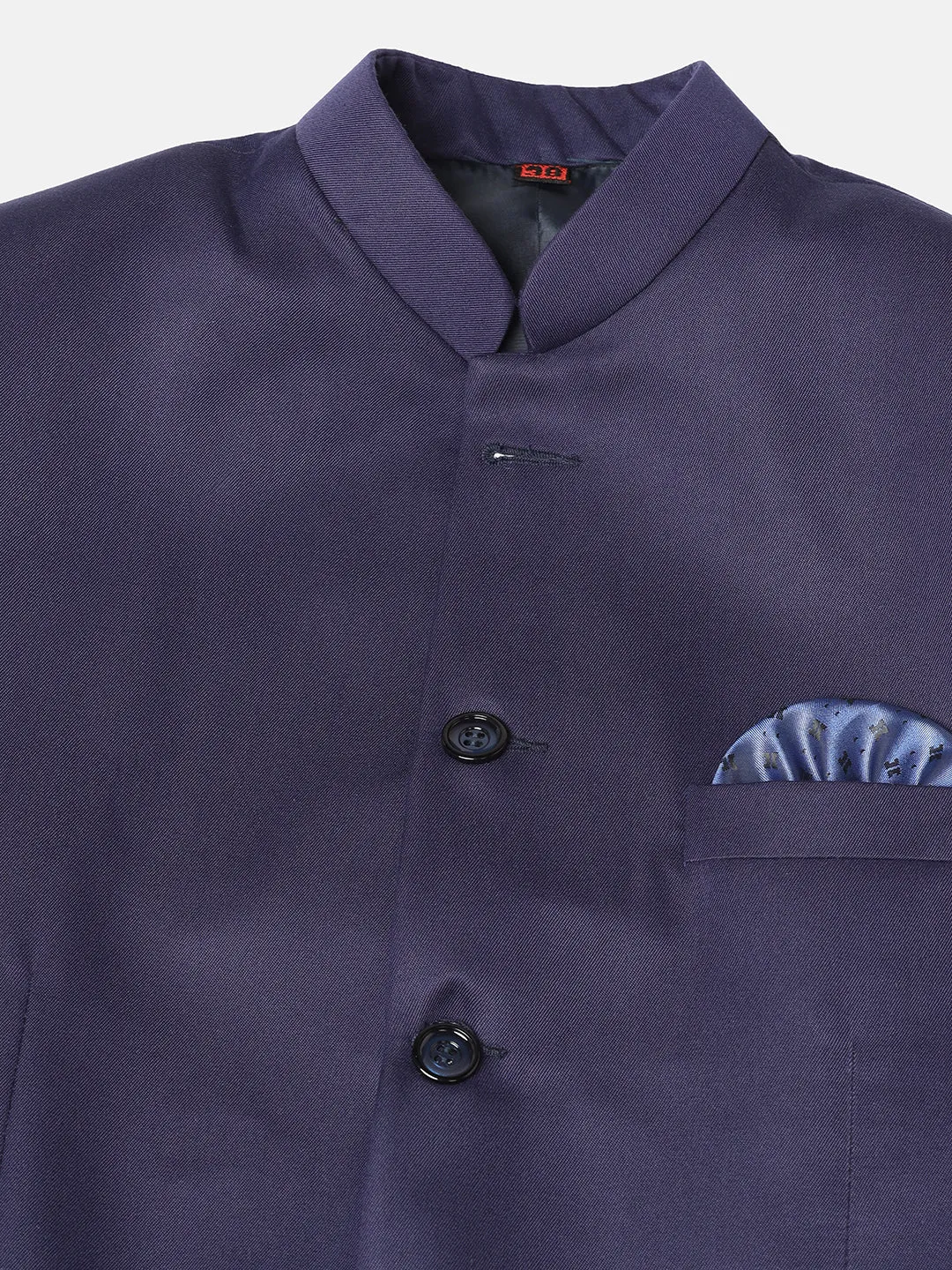 Men Blue Bandhgala Blazer