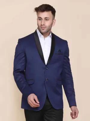 Men Blue Tuxedo With Hanky