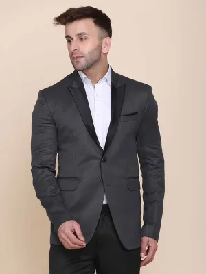 Men Grey Tuxedo With Hanky