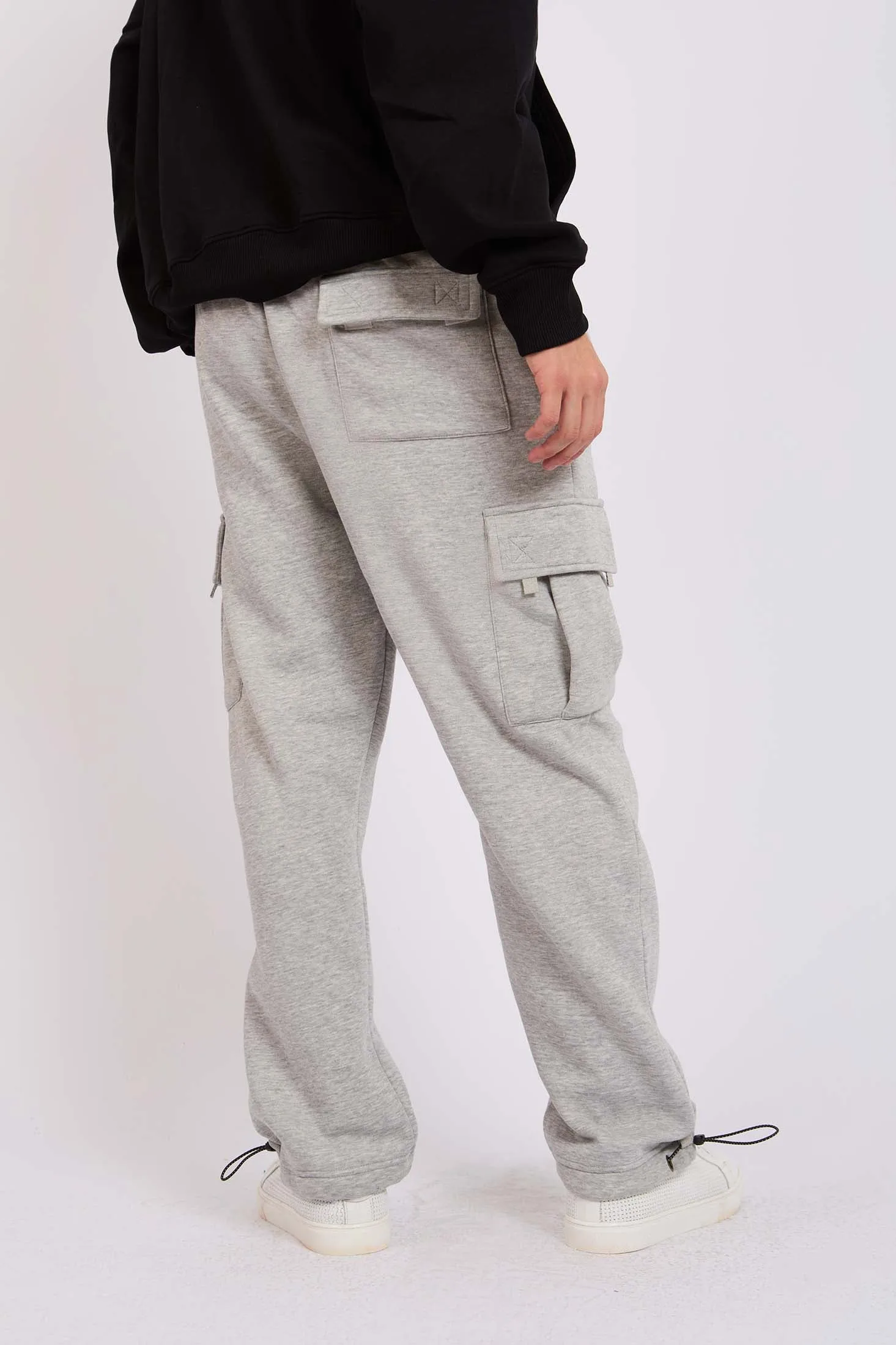 Men Sweat Pant  Wide Leg Grey
