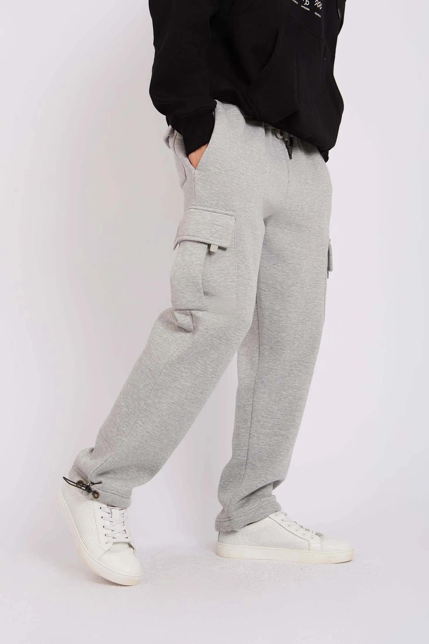 Men Sweat Pant  Wide Leg Grey