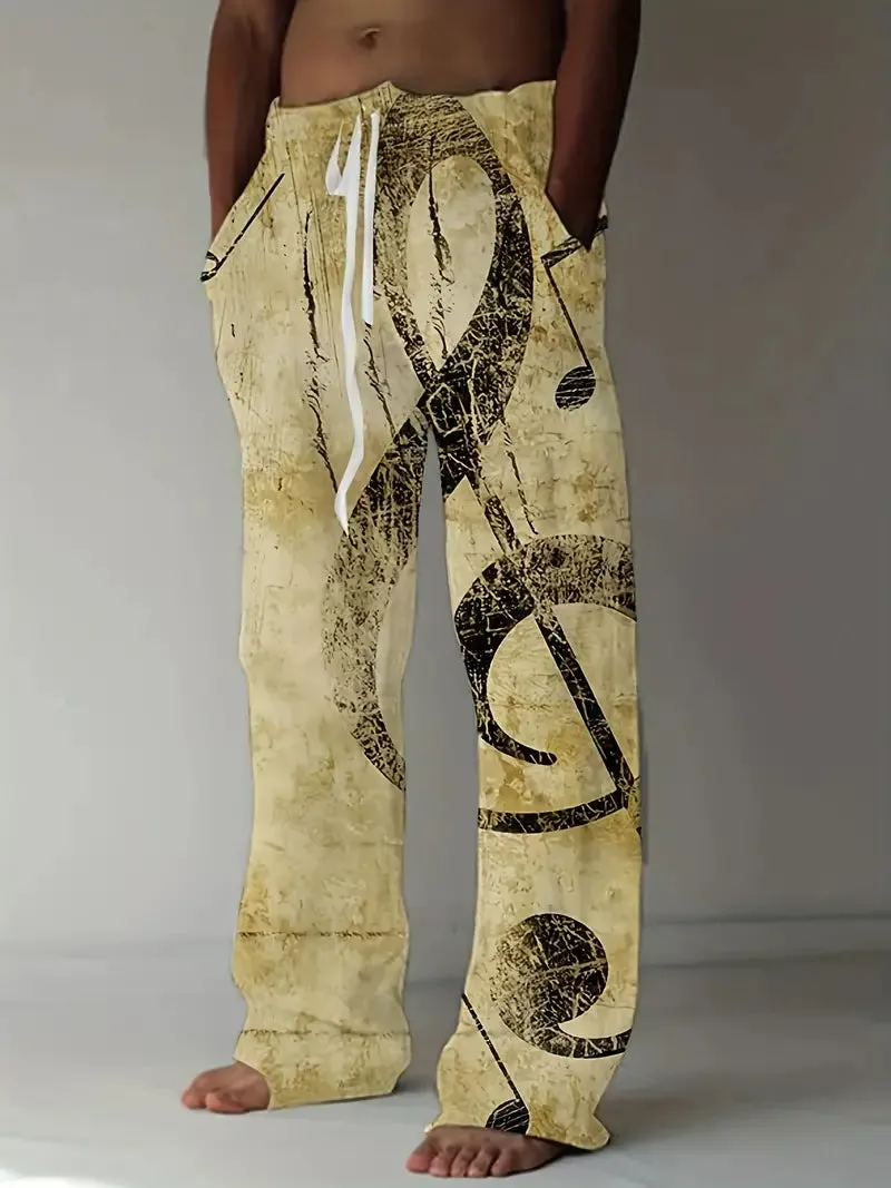 Men's Daniel Wide-Leg Drawstring Pants