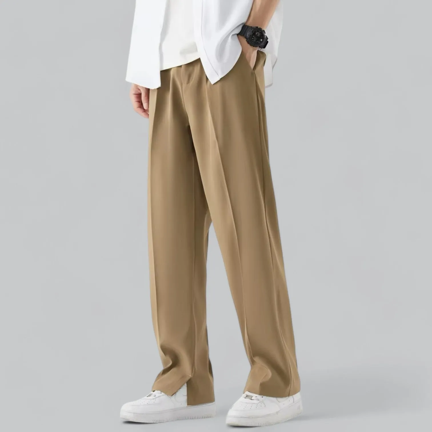 Men's Straight Wide Leg Pants | Comfortable Fit, Durable Fabric, Versatile Casual Style