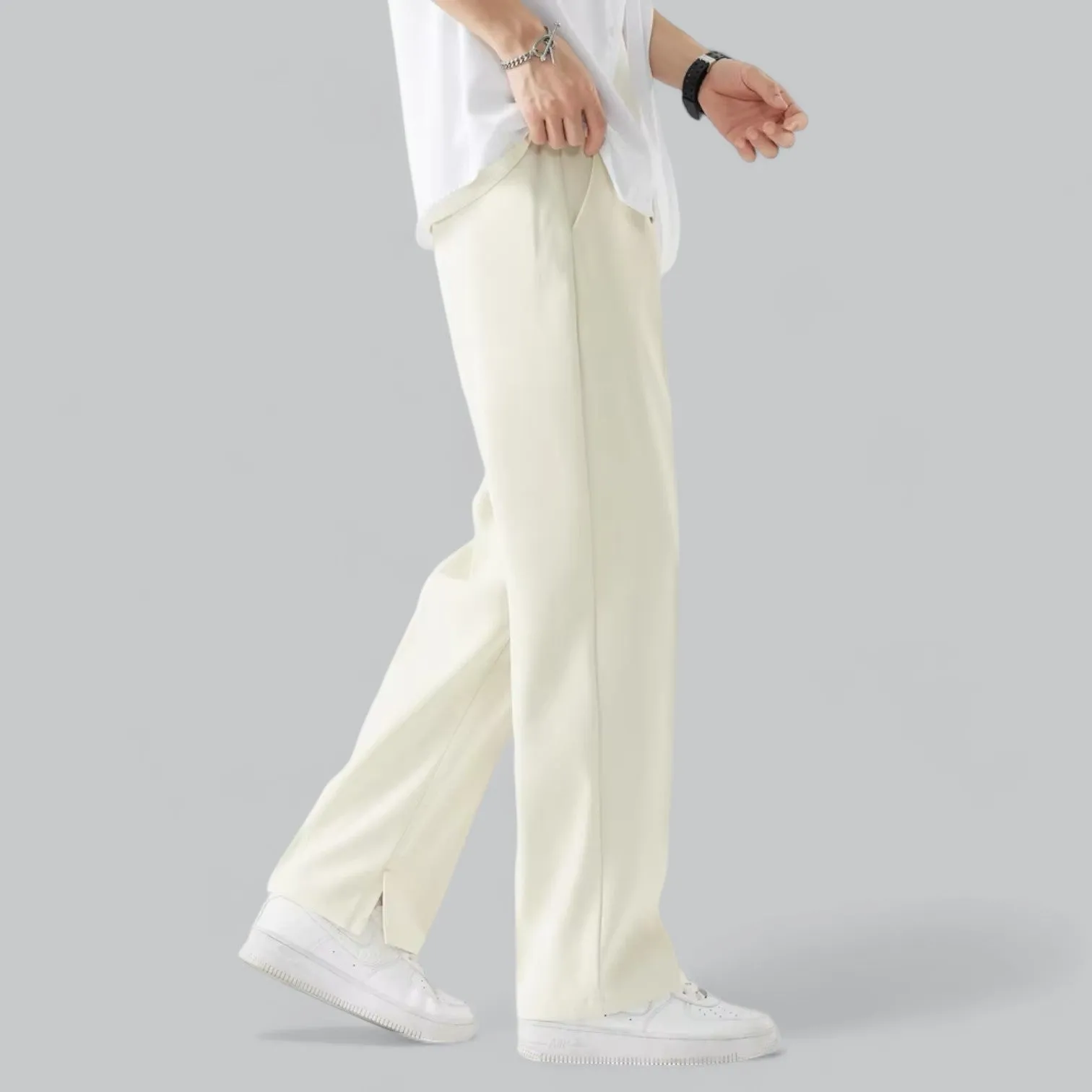 Men's Straight Wide Leg Pants | Comfortable Fit, Durable Fabric, Versatile Casual Style
