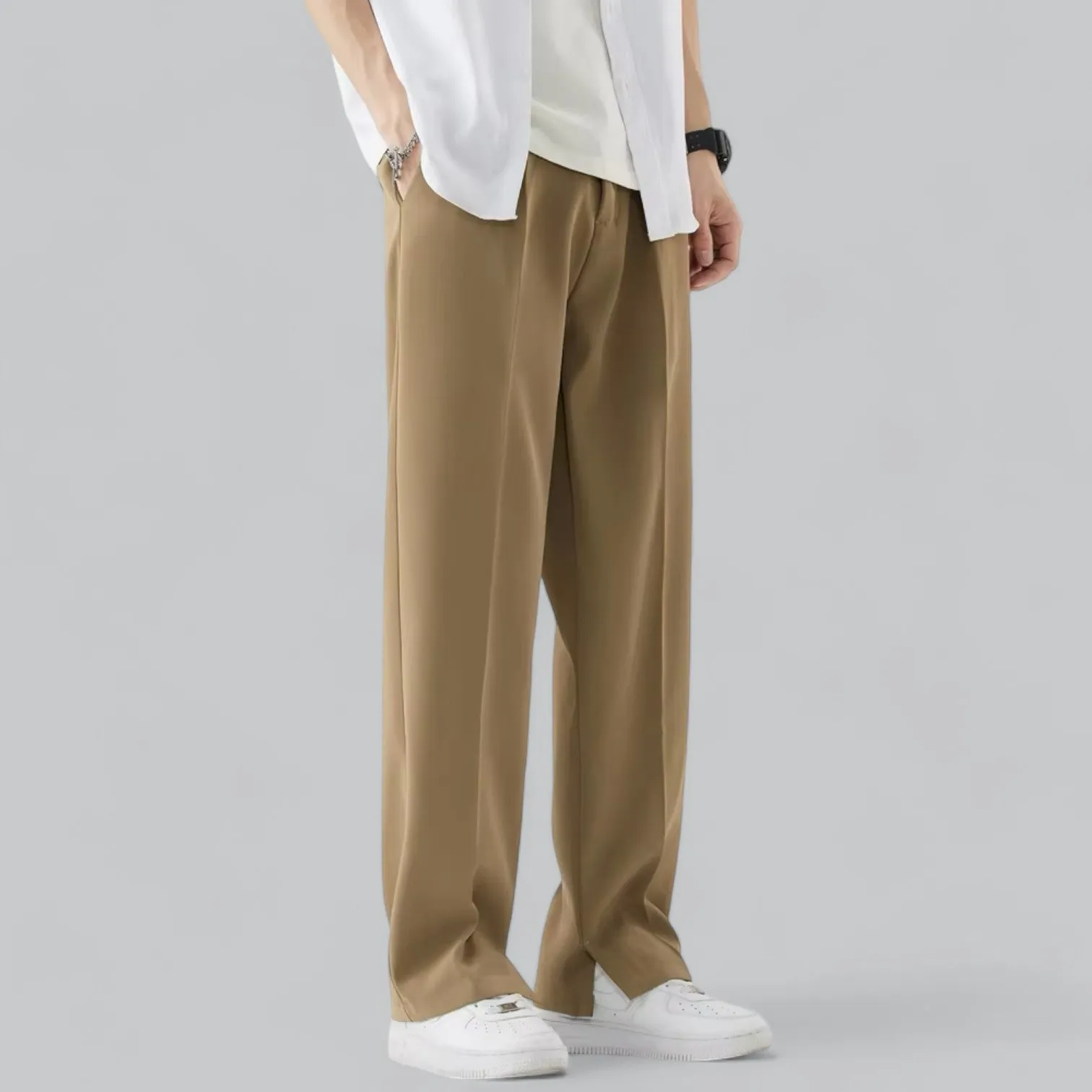 Men's Straight Wide Leg Pants | Comfortable Fit, Durable Fabric, Versatile Casual Style