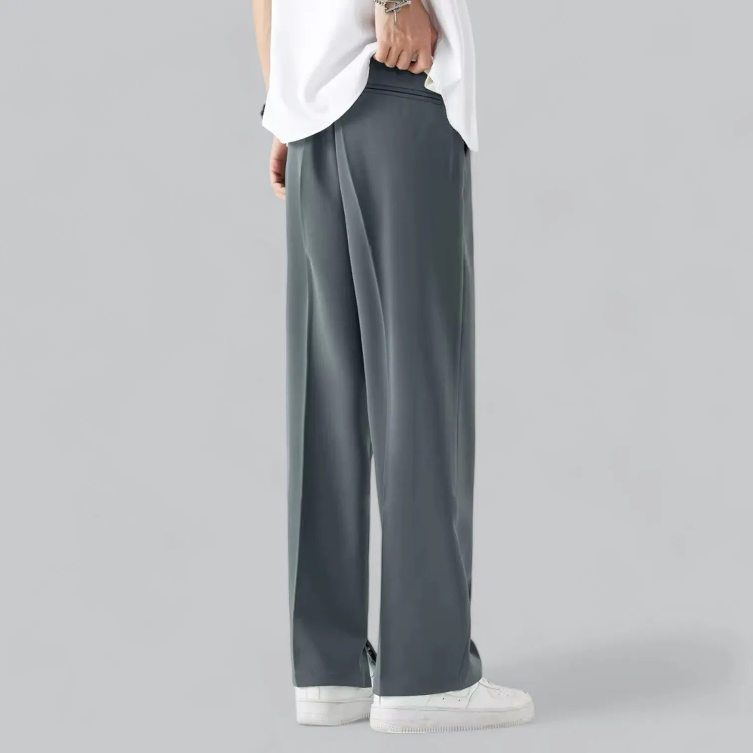 Men's Straight Wide Leg Pants | Comfortable Fit, Durable Fabric, Versatile Casual Style