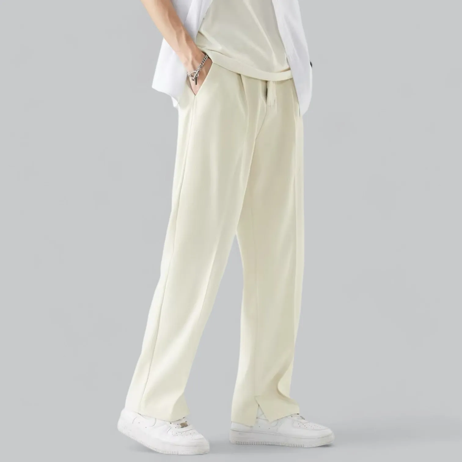 Men's Straight Wide Leg Pants | Comfortable Fit, Durable Fabric, Versatile Casual Style