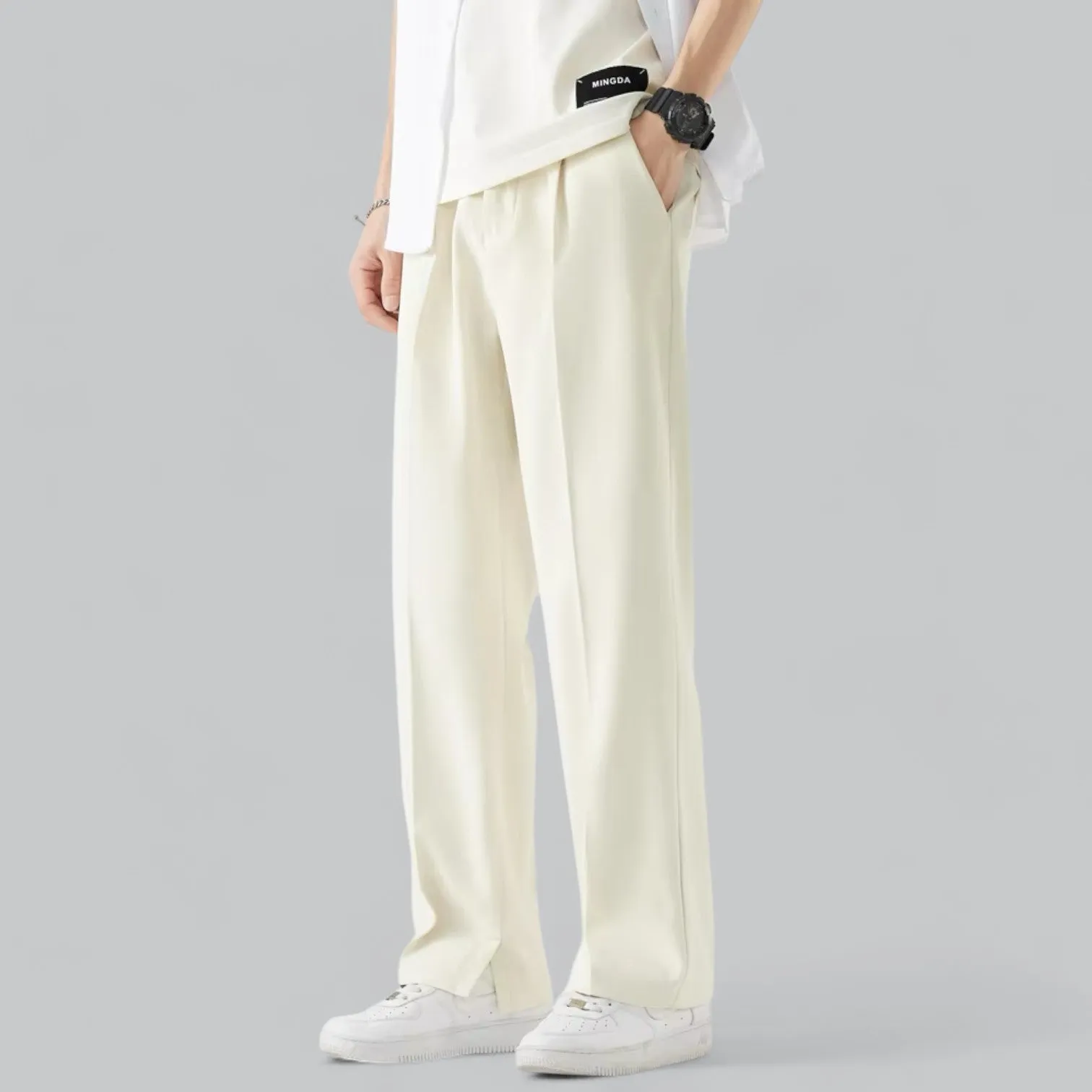 Men's Straight Wide Leg Pants | Comfortable Fit, Durable Fabric, Versatile Casual Style
