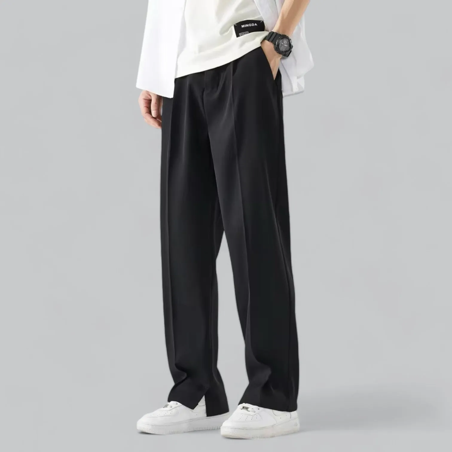 Men's Straight Wide Leg Pants | Comfortable Fit, Durable Fabric, Versatile Casual Style