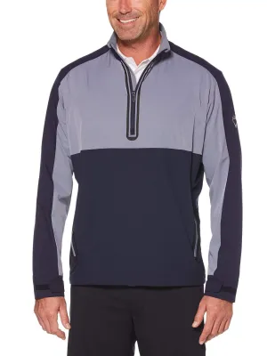 Mens Swing Tech™ Color Block 1/4 Zip Windshirt