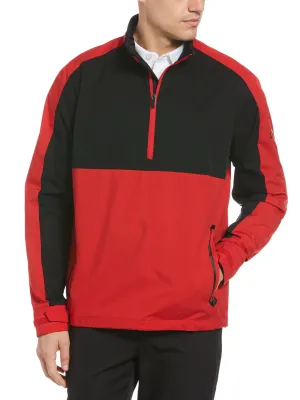 Mens Swing Tech™ Color Block 1/4 Zip Windshirt