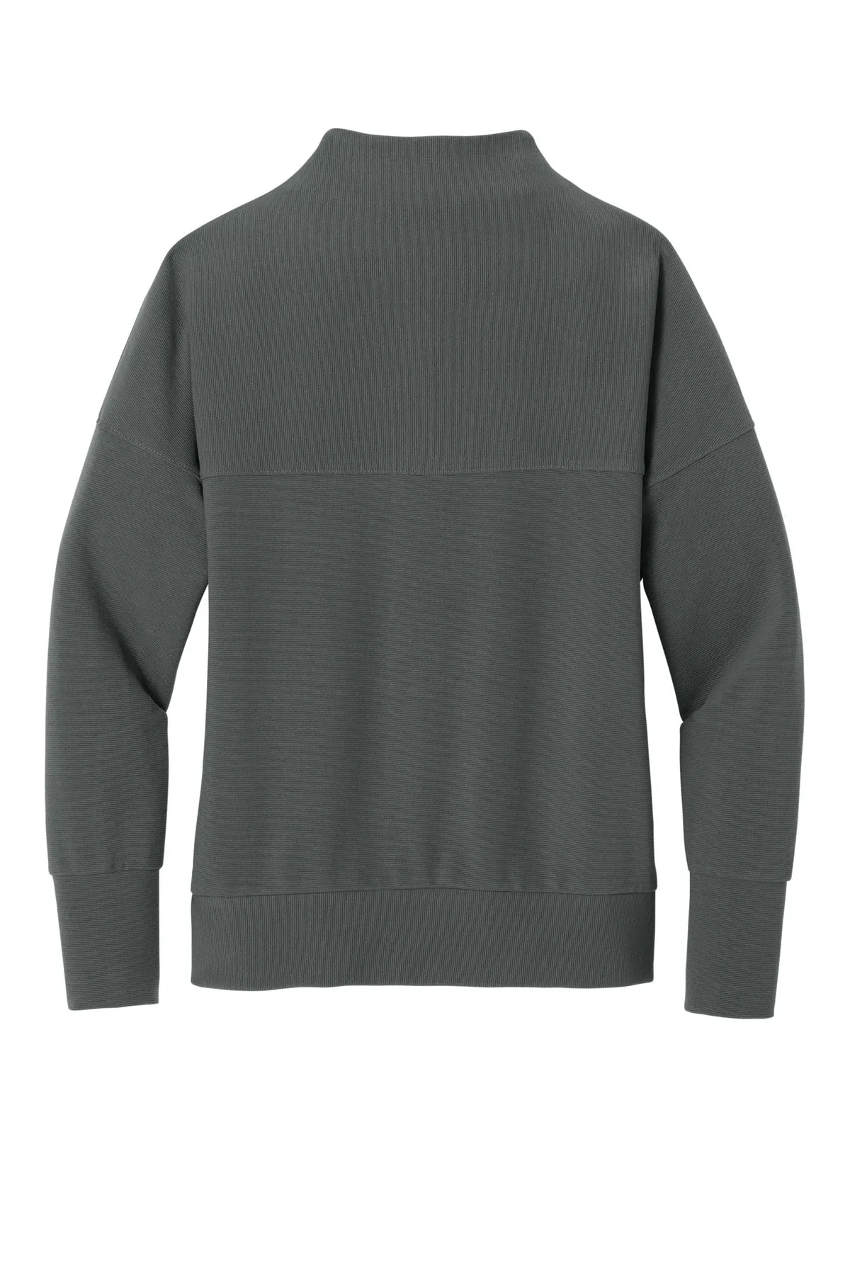 Mercer Mettle Women's Linear Texture 1/4-Zip MM3041 Storm Grey