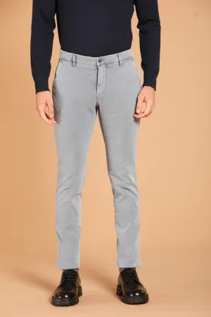 Milano Essential men's chino pants in gabardine  stretch with special washing effect extra slim fit