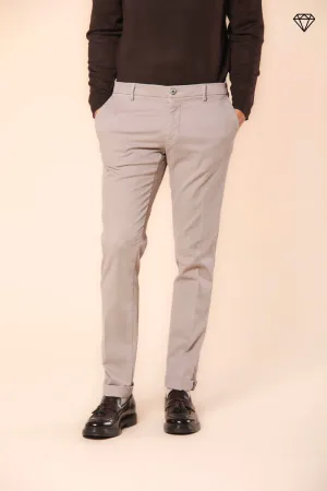 Milano men's chino pants in gabardine stretch extra slim fit ①