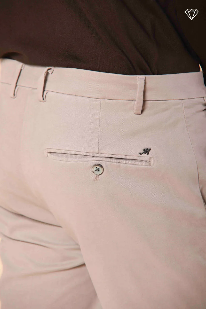 Milano men's chino pants in gabardine stretch extra slim fit ①