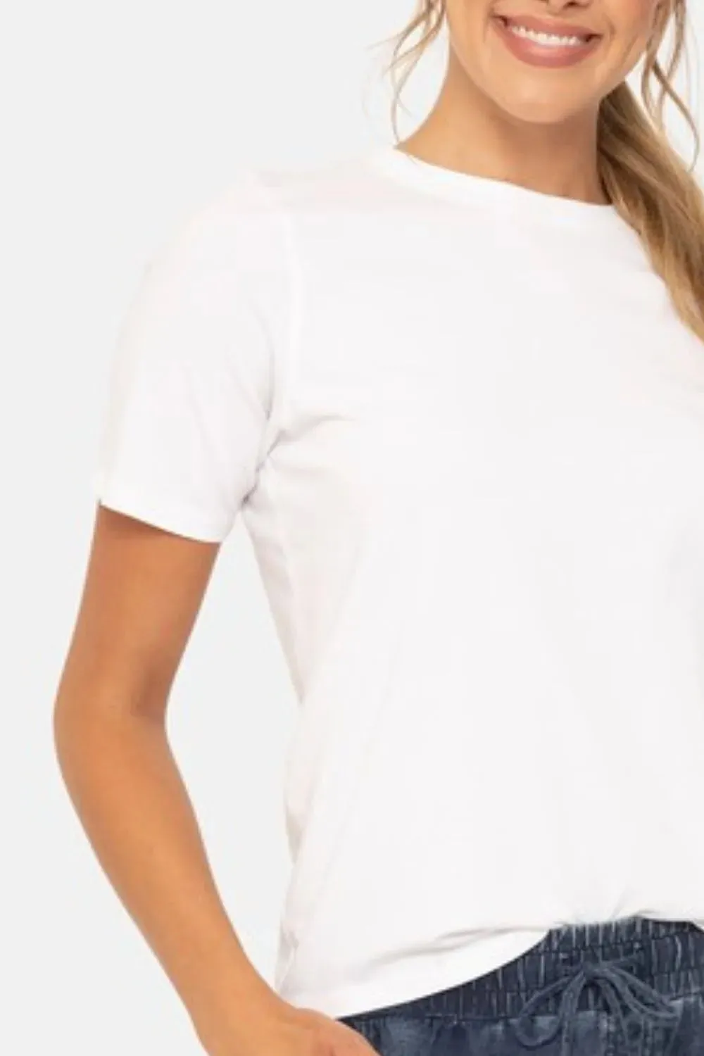 MONO B Round Neck Short Sleeve T-Shirt