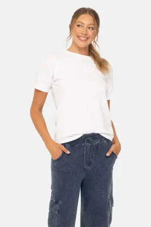 MONO B Round Neck Short Sleeve T-Shirt