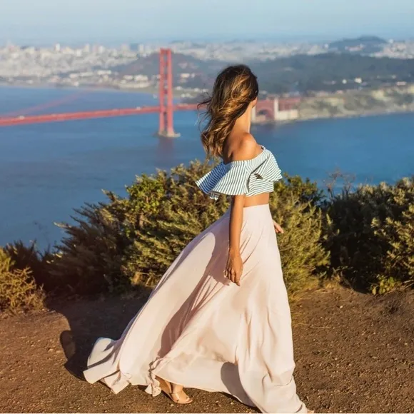 Morning Lavender Amelia Full Maxi Skirt