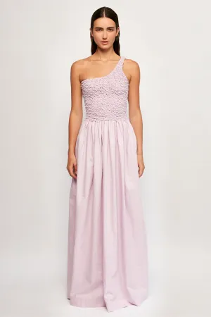Mottled One Shoulder Maxi