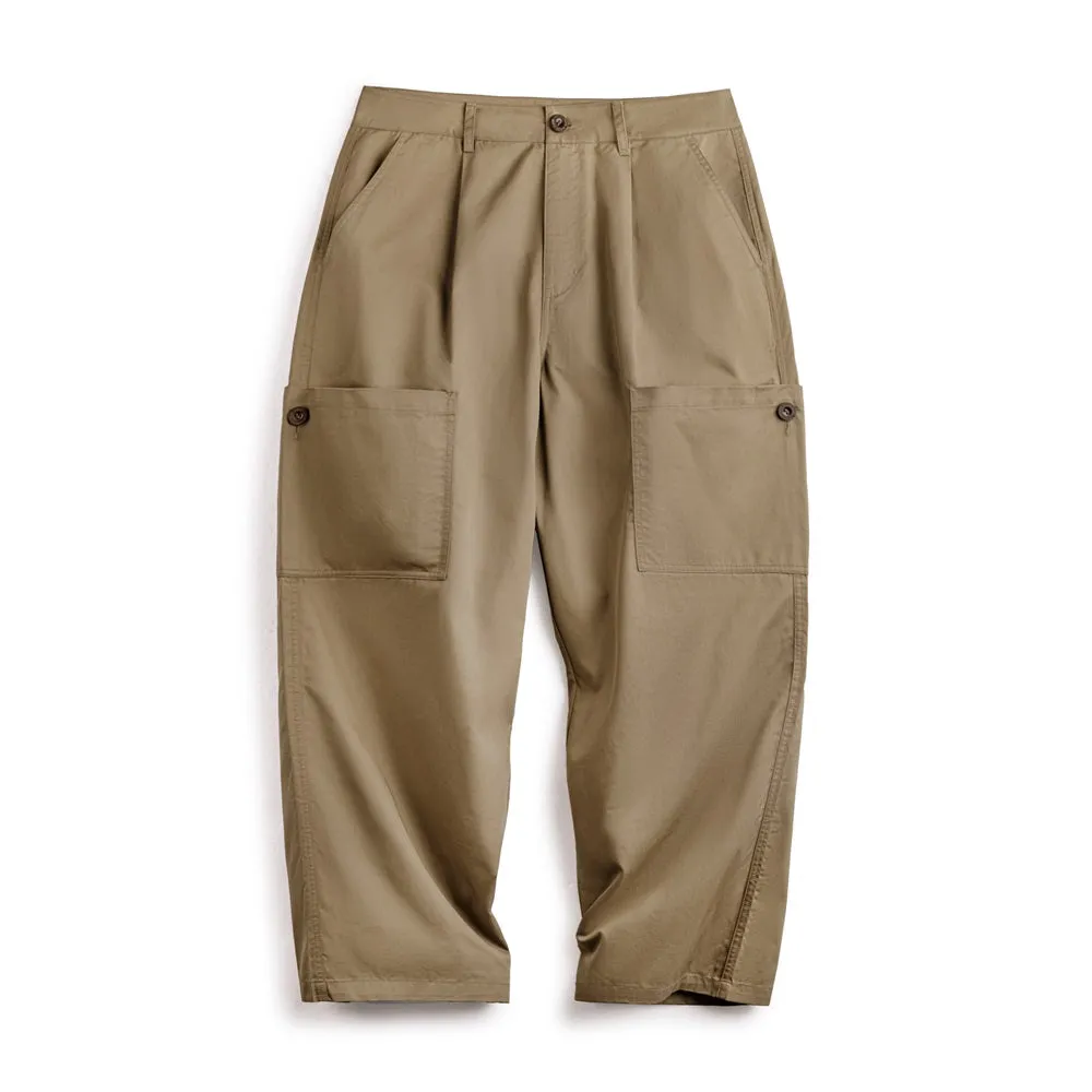 Multi-Pocket Casual Wide Leg Pants