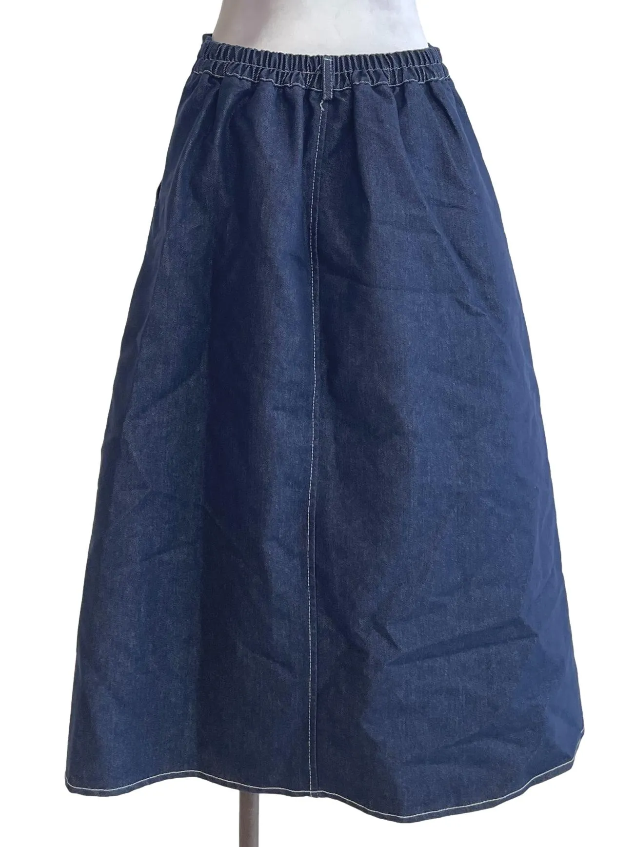 Navy Blue Floral Pants