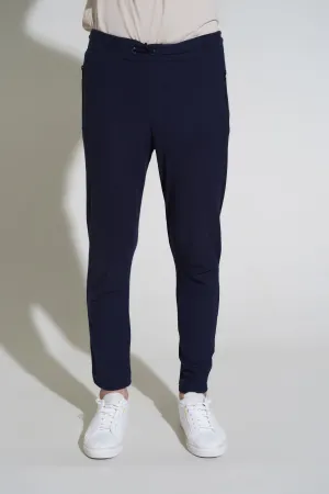 Navy Terry Trousers