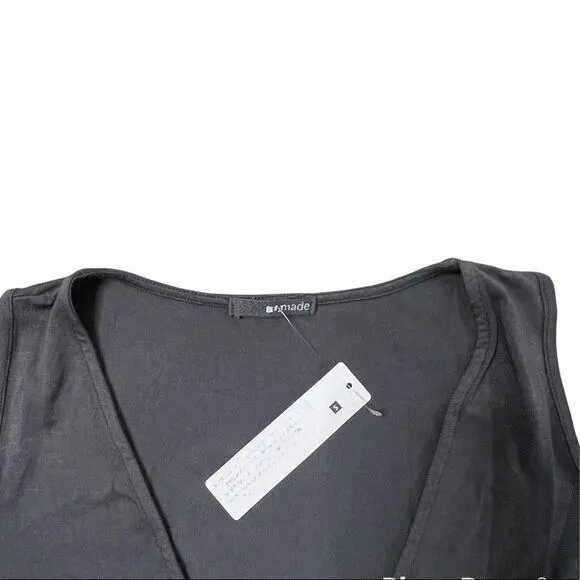 NEW LAMADE Gray Cold Shoulder Maxi Dress