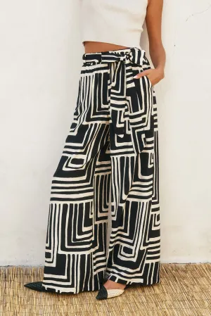 Nia Looped Belt Pants
